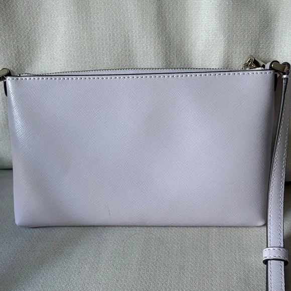 Kate Spade Crossbody Bag & Wallet Set • Light Purple Lilac Leather - Picture 4 of 8
